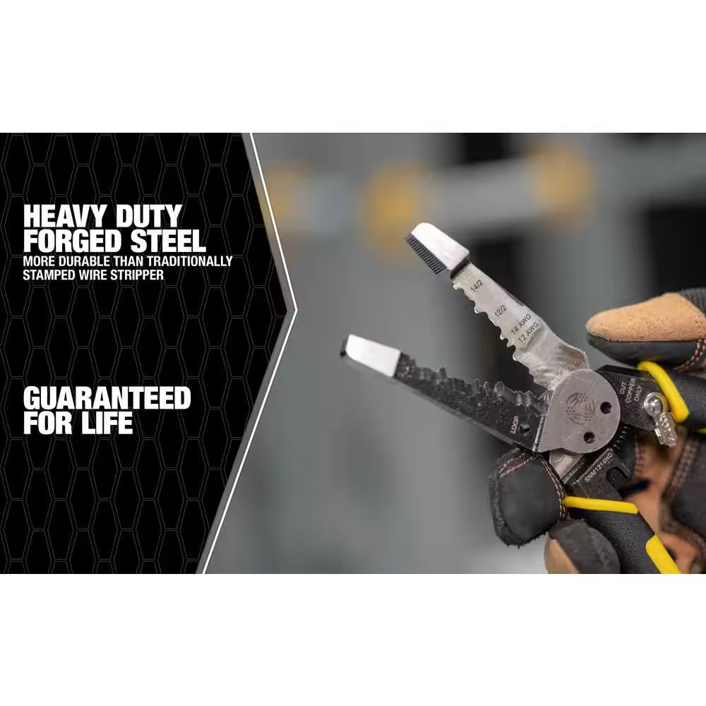 8 In. Wire Stripper 12/2 AWG and 14/2 AWG